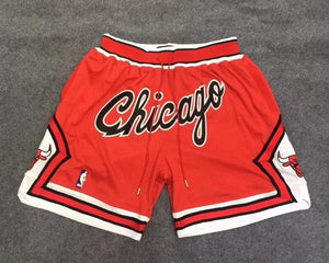 Chicago Bulls Shorts Red Green
