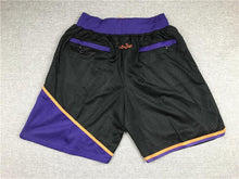 Load image into Gallery viewer, Phoenix Suns Black Shorts All Stitched
