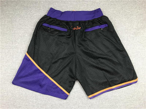 Phoenix Suns Black Shorts All Stitched