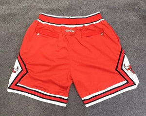 Chicago Bulls Shorts Red Green