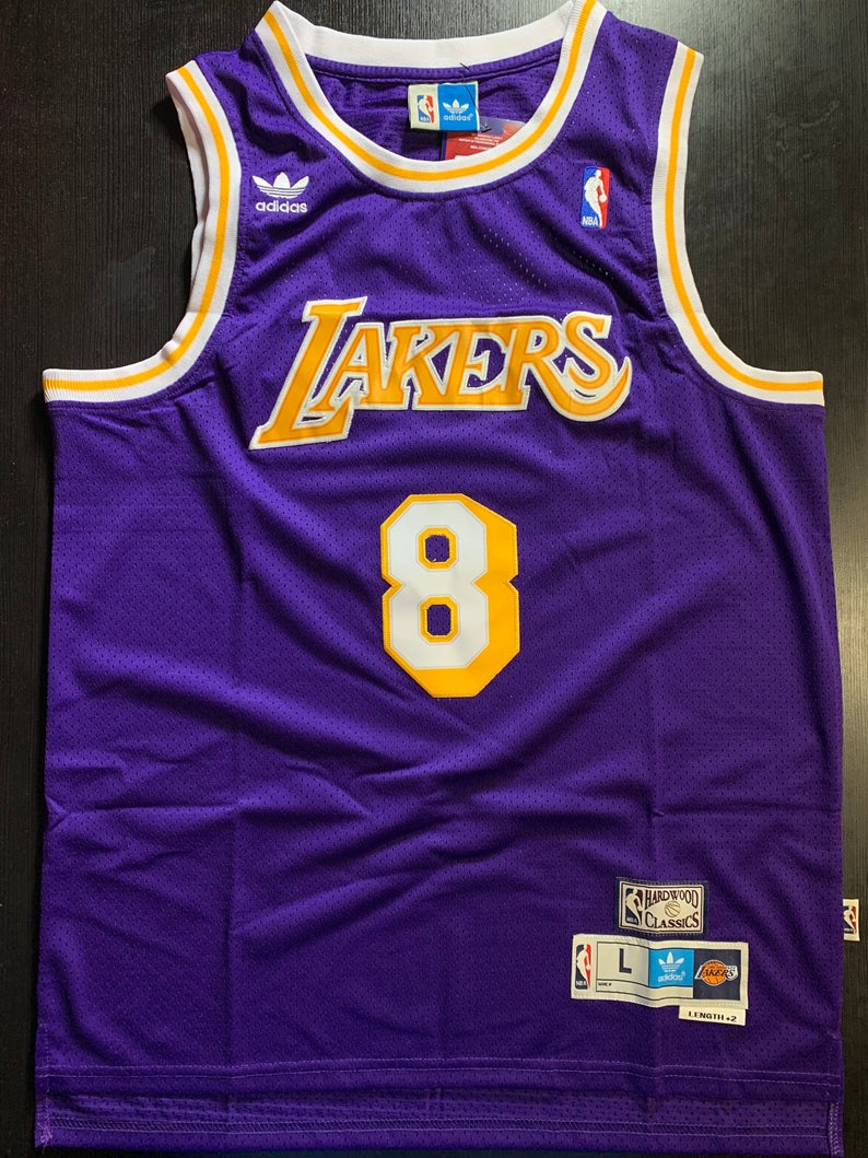 Kobe Bryant #8 Los Angeles Lakers Purple Jersey