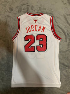 Michael Jordan #23 Chicago Bulls White Jersey